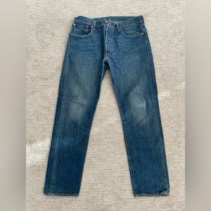 Mens Levi’s 501 tapered jeans